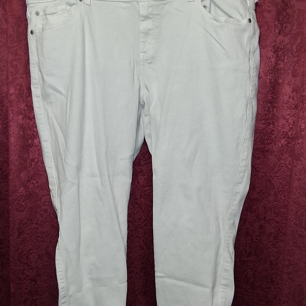 torrid White Denim Jegging Pants
